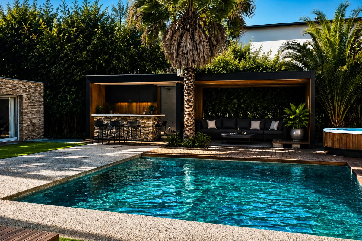 Construction de piscine inox 316L neuve